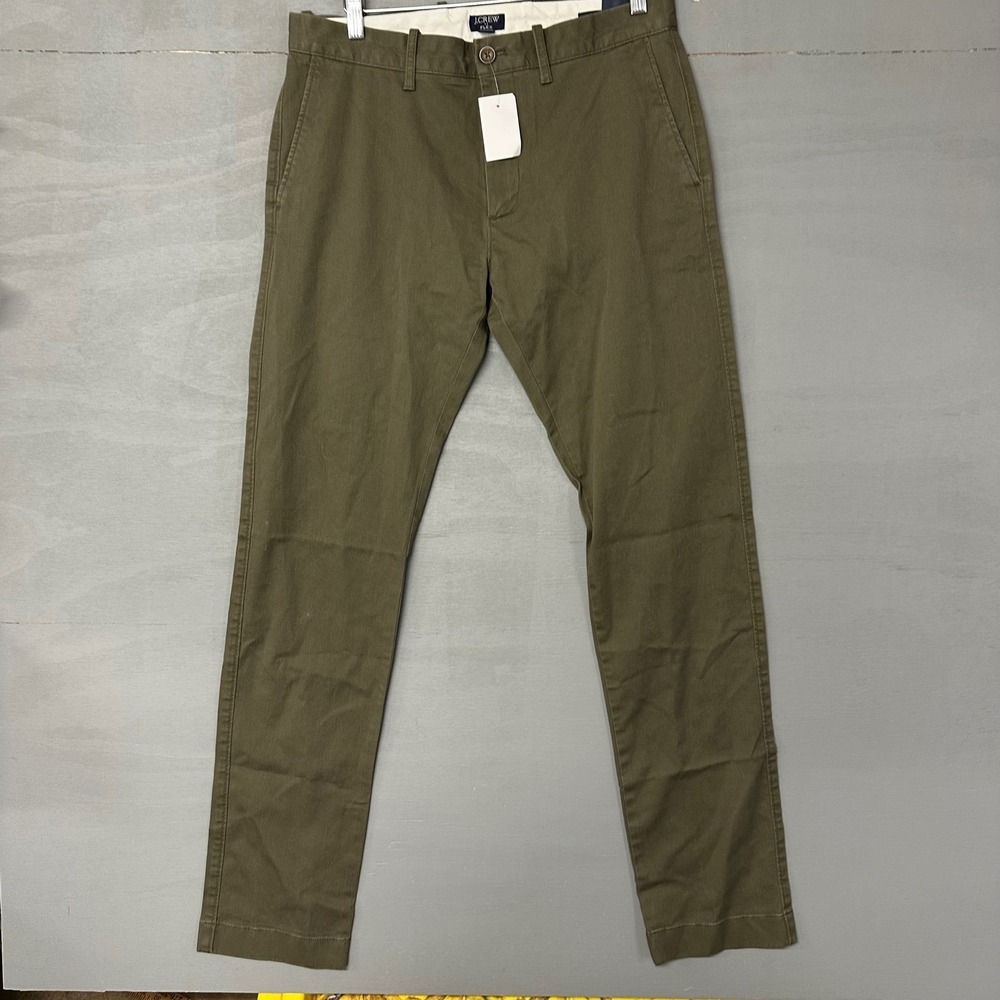 J. Crew Factory Olive Men’s Flex Slim Fit Chino Pants | 30x32